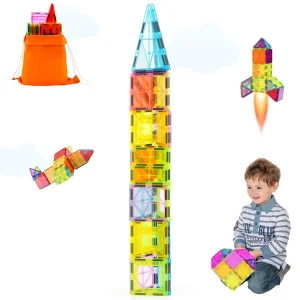 Light Magnetic STEM Stacking Toys for Toddlers