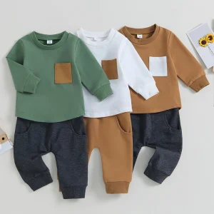 2-Piece Outfit Elastic Waist