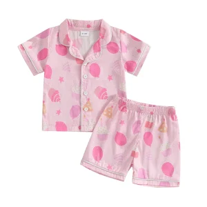 Fun Print Shirt and Shorts Set