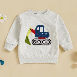 Shirt with Construction Applique