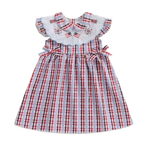 Adorable Patriotic Stars and Stripes Dress
