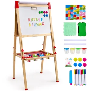 Magnetic Drawing Board Art Easel, Chalkboard